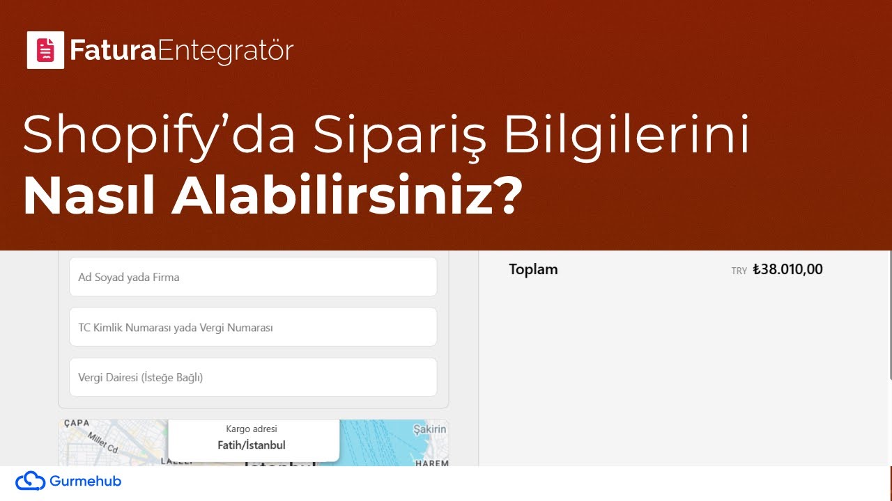Shopify'da Sipariş Bilgilerini Nasıl Alabilirsiniz ? - Müşteri Bilgilerini Topla!