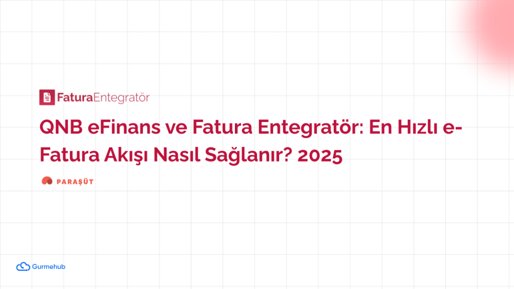 QNB eFinans ve Fatura Entegratör: En Hızlı e-Fatura Akışı Nasıl Sağlanır? 2025